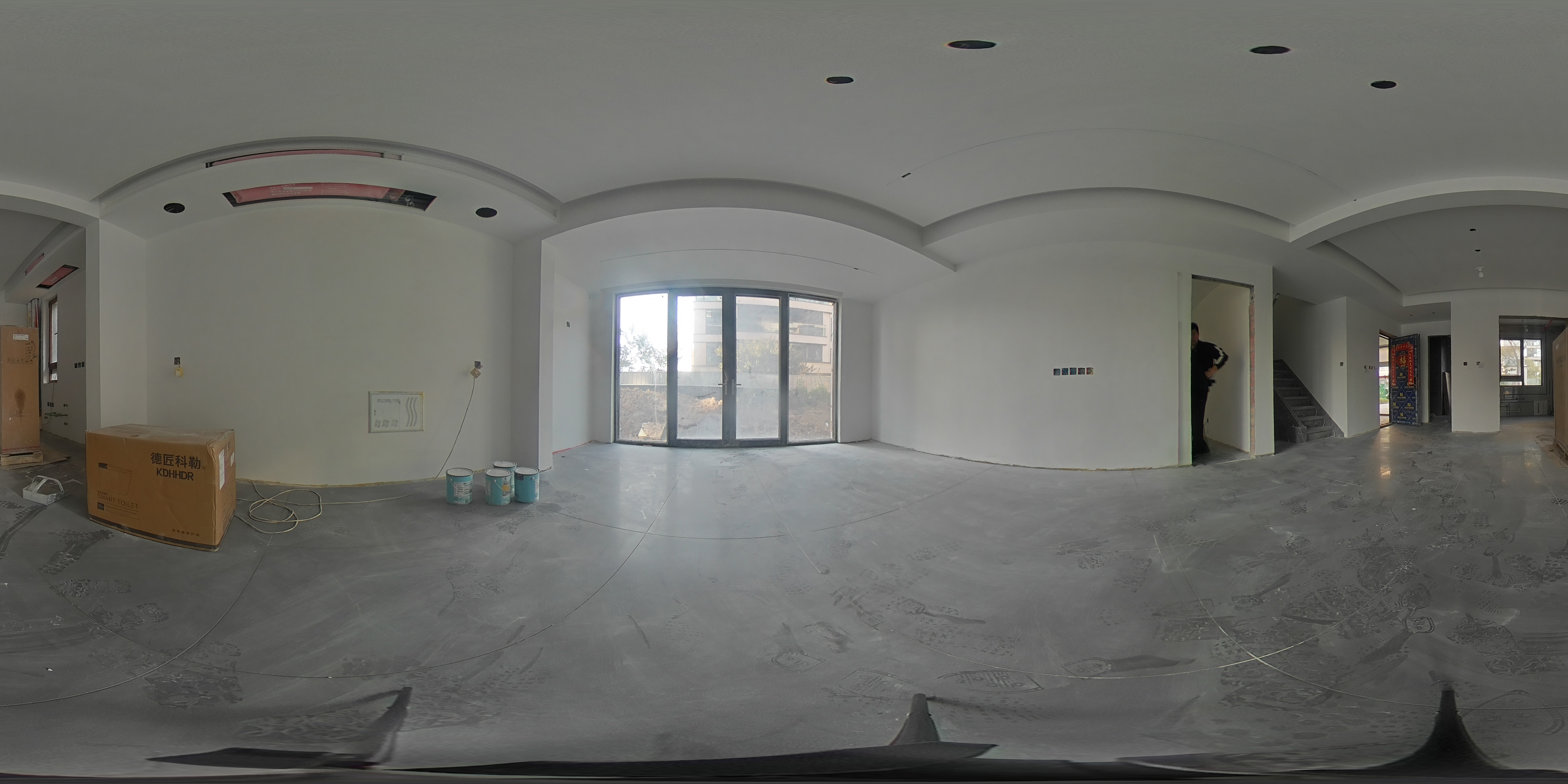 越秀鉑悅府 103m2 奶油風(fēng) 在施工地