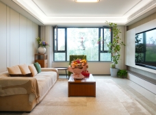 中海長安云錦現(xiàn)代簡約143m2裝修實景案例