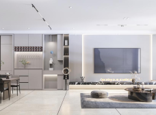 融創(chuàng)融園 130m2 現(xiàn)代簡約風(fēng)格案例
