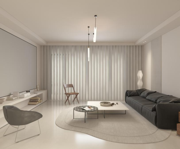 中?！ぴ坡垂^ 120m2 現(xiàn)代簡約風(fēng)格案例